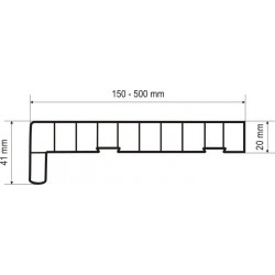 Parapet PVC GLOBAL Bahenný dub