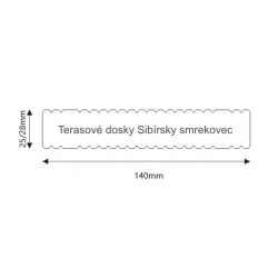 Terasová doska  Sibírsky smrekovec