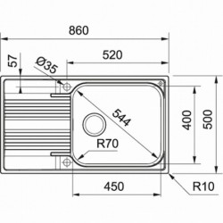 Franke SRX 611-86 LB