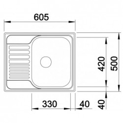 Blanco TIPO 45 S MINI