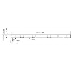 Parapet PVC VITRAGE Biely