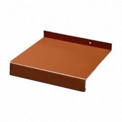 Parapet hliník 2,0 mm extrudovaný Zlatý dub RAL8003