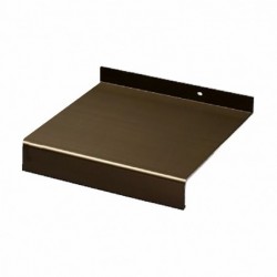 Parapet hliník 2,0 mm extrudovaný Stredný bronz Elox C33